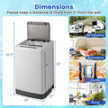 Full-Automatic Washing Machine Washer and Spin Combo-Grey